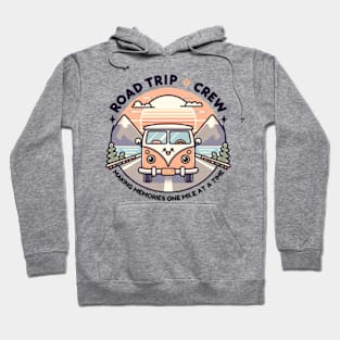 Cute Road Trip Crew Making Memories One Mile At A Time Retro Hoodie